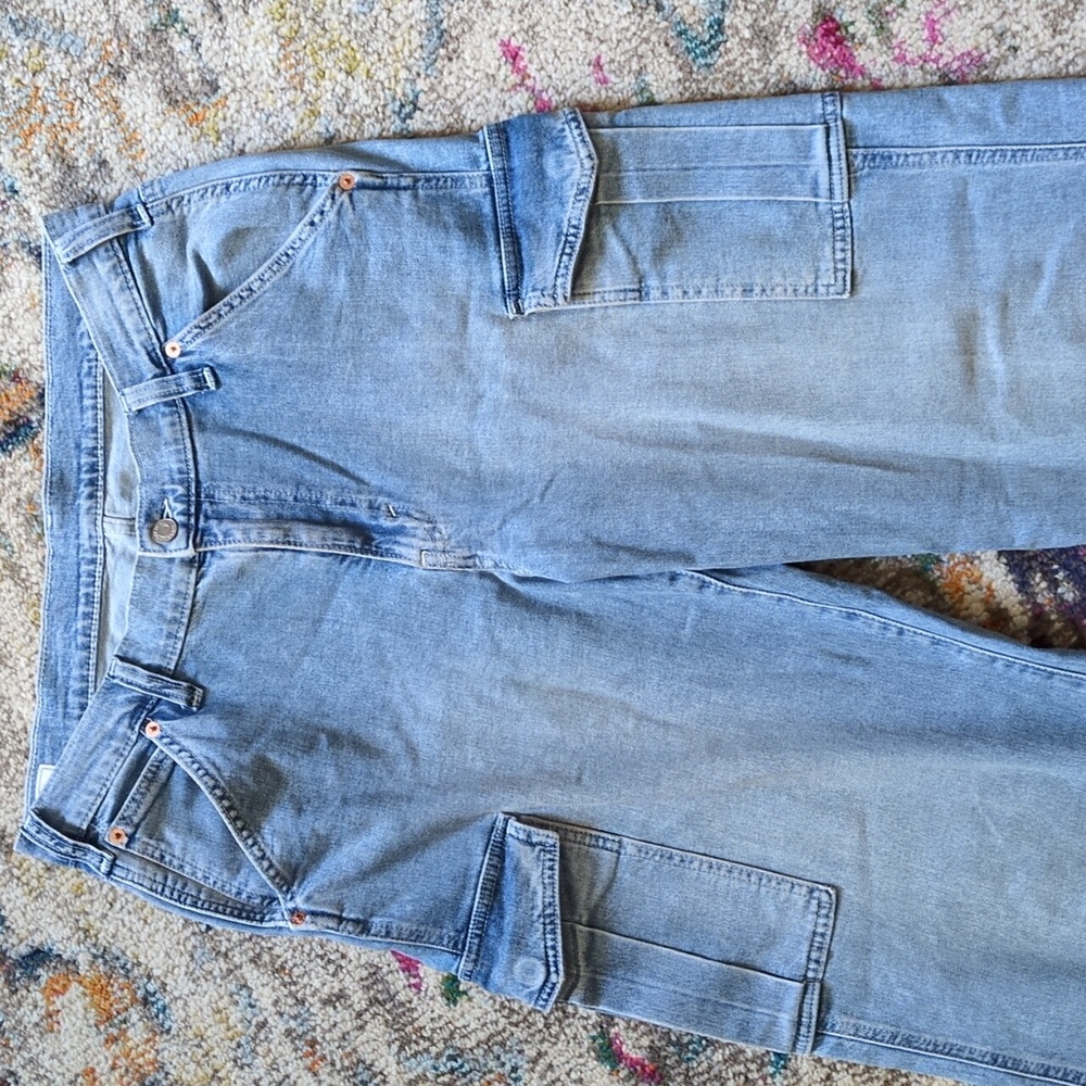 Tall 10T Gap 90s Loose Mid Rise Cargo Jeans